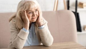Senior patient experiencing memory loss